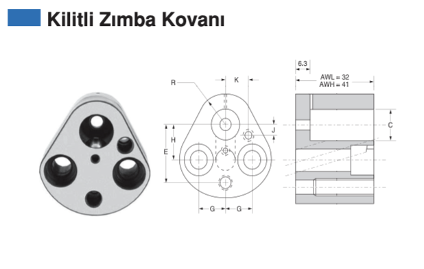 Kilitli Zımba Kovanı
