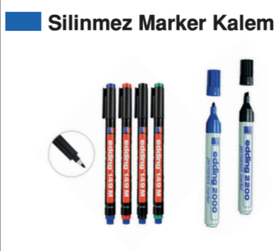 Sil. Marker Kalem